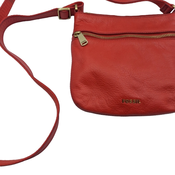 Vintage Fossil Piper Mini Leather Crossbody Bag - Picture 4 of 13